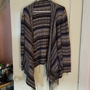 Velvet cascade sweater